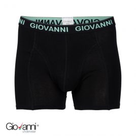 Giovanni boxershort zwart, groene letters