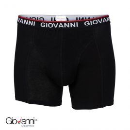 Giovanni boxershort zwart, rood randje