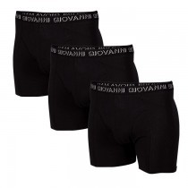 Giovanni heren boxershort zwart 3-pack