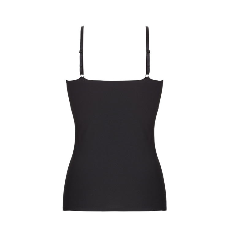 Dames Secrets Spaghetti shirt zwart 30249 - Afbeelding 2