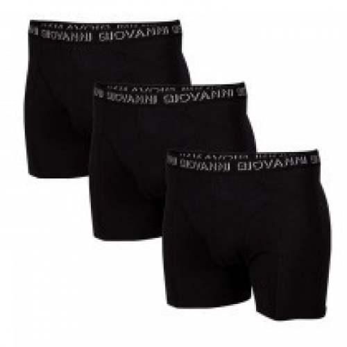 Giovanni heren boxershort zwart 3-pack | € 19 | Ondergoedland.nl