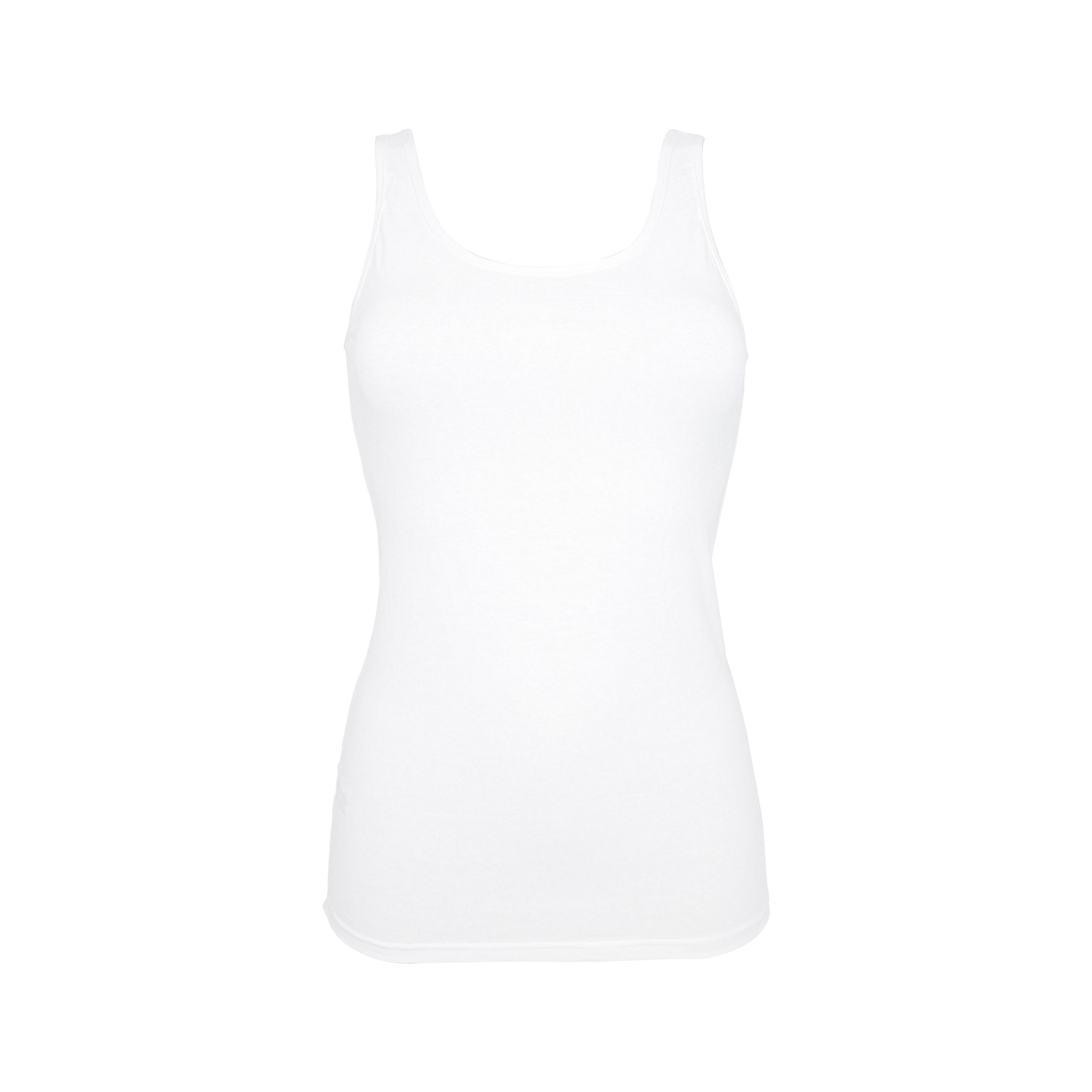Cotonella hemd met ronde hals GD009 wit