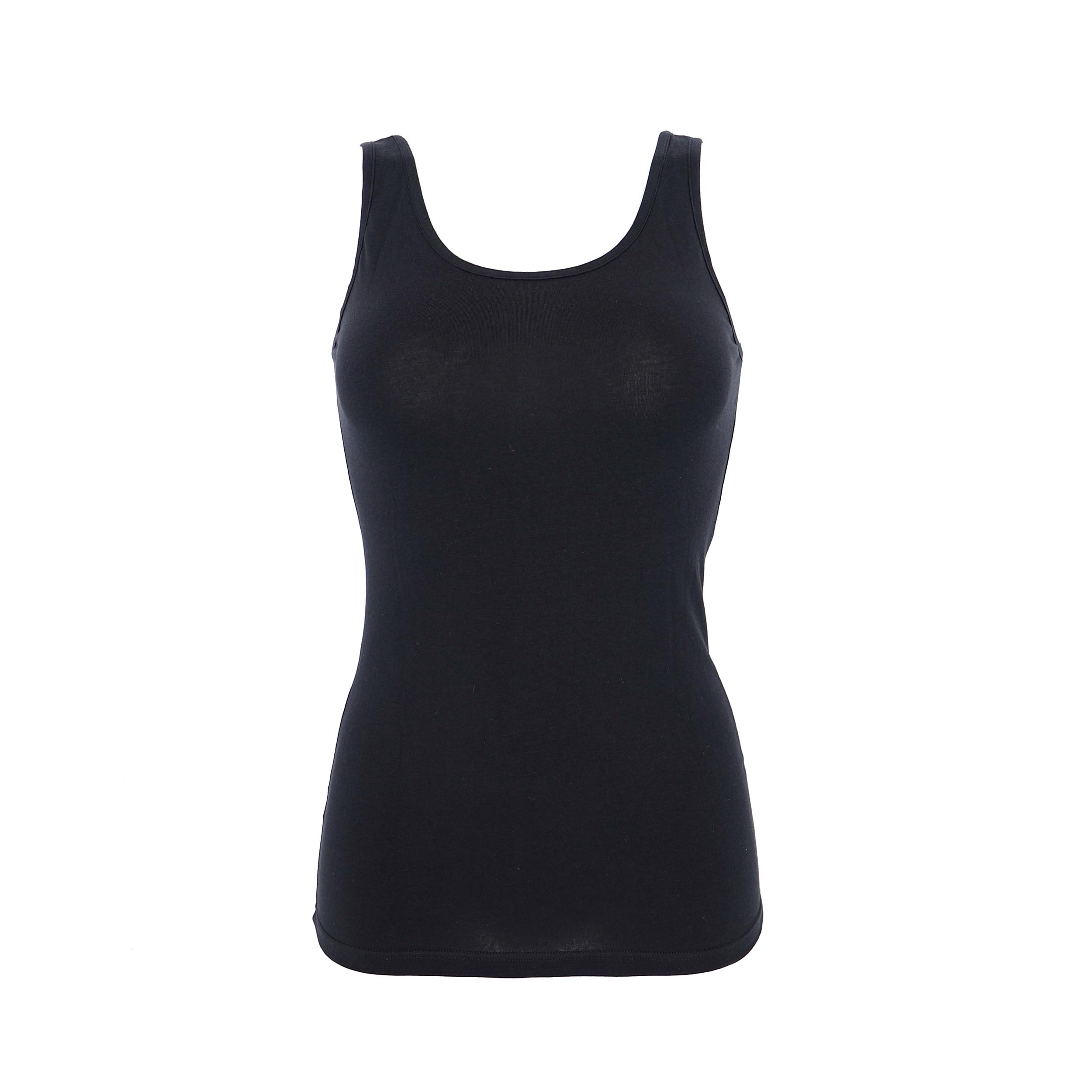 Cotonella hemd met ronde hals GD009 zwart - Afbeelding 4