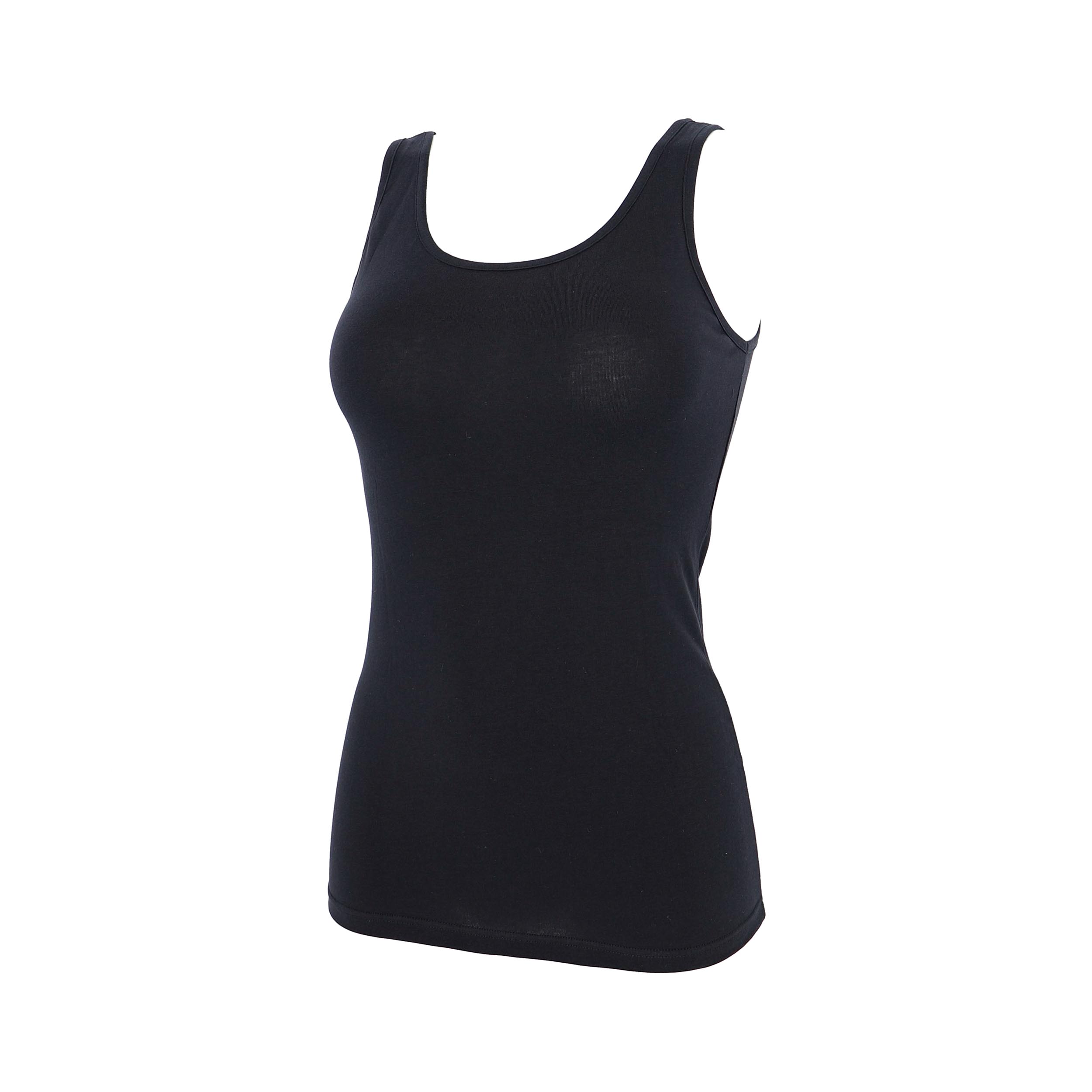 Cotonella hemd met ronde hals GD009 zwart - Afbeelding 3