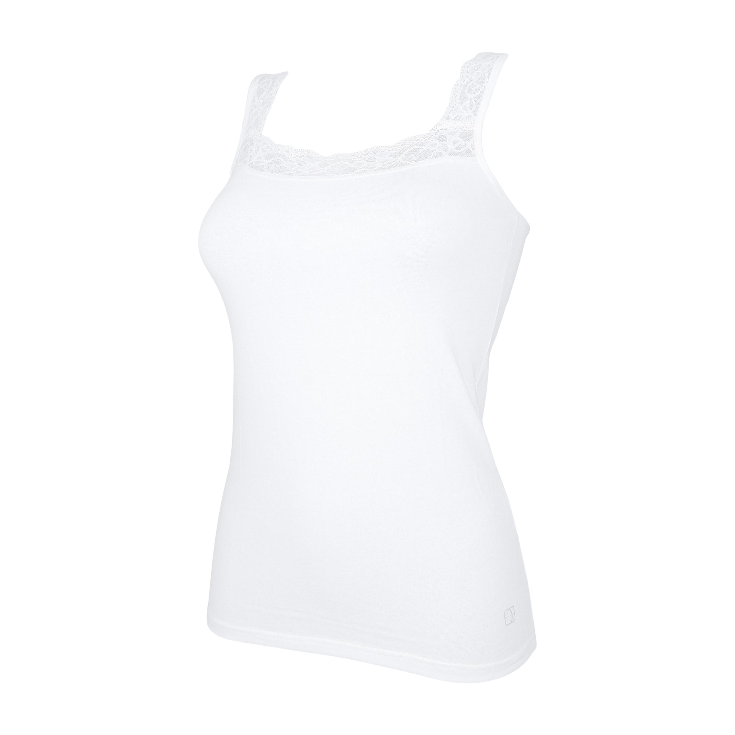 Cotonella dames hemdje GD138 wit
