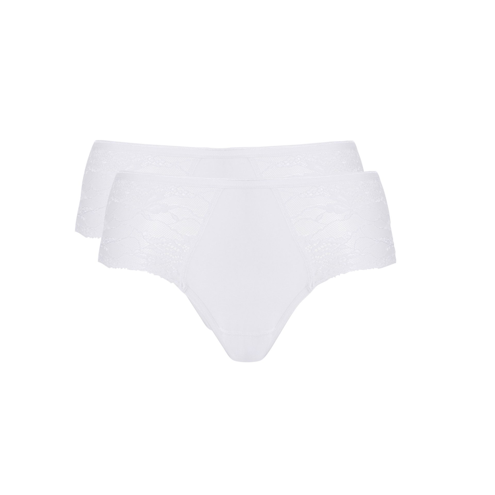Ten Cate 30201 Midi Met Kant 2 Pack wit